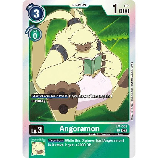 Image for Angoramon (English Exclusive) (LM-008 U) (BT15) - Digimon Card Game