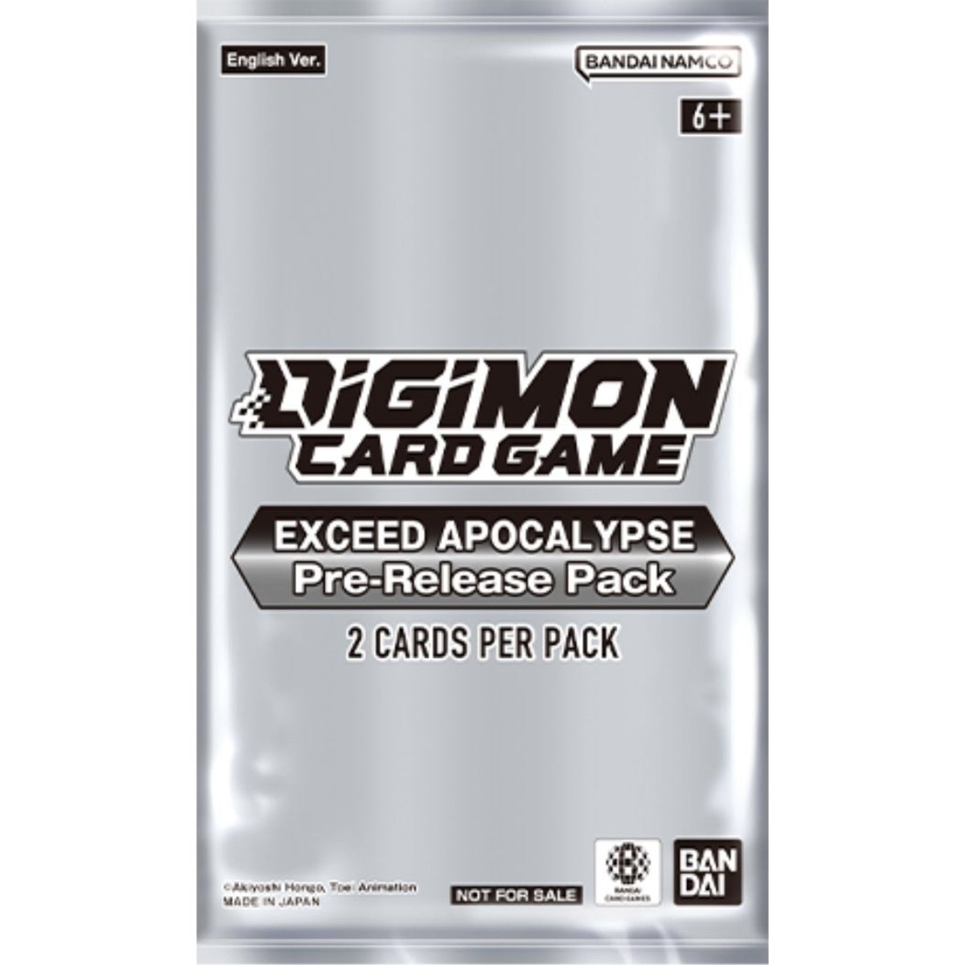 Image for Exceed Apocalypse Pre-Release Pack - Digimon Card Game