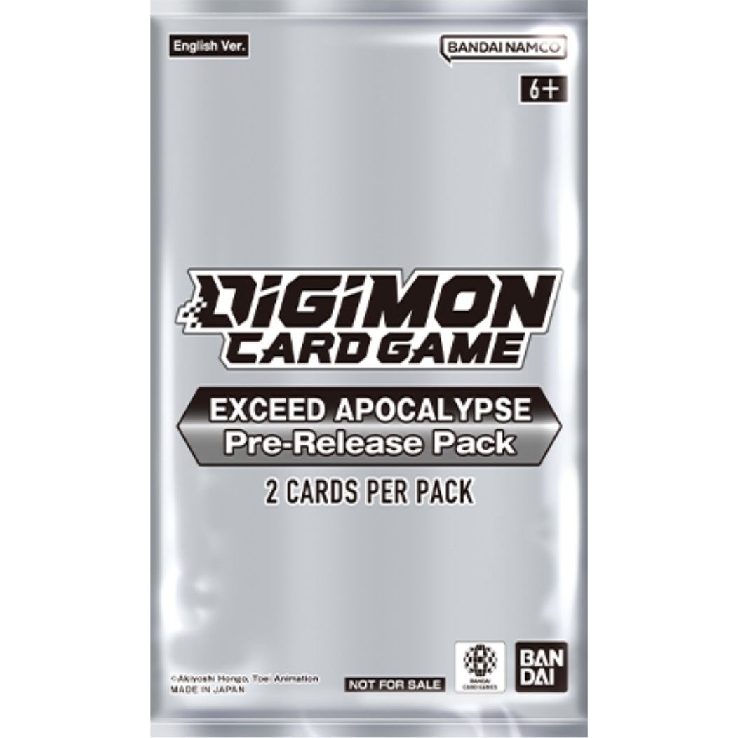 Image for Exceed Apocalypse Pre-Release Pack - Digimon Card Game