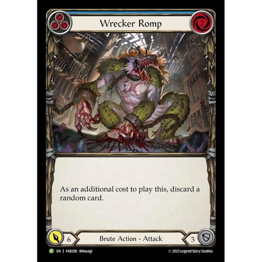 Image for Wrecker Romp (Blue) - FAB200 (FAB200) (PR) - Flesh and Blood TCG