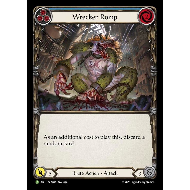 Image for Wrecker Romp (Blue) - FAB200 (FAB200) (PR) - Flesh and Blood TCG