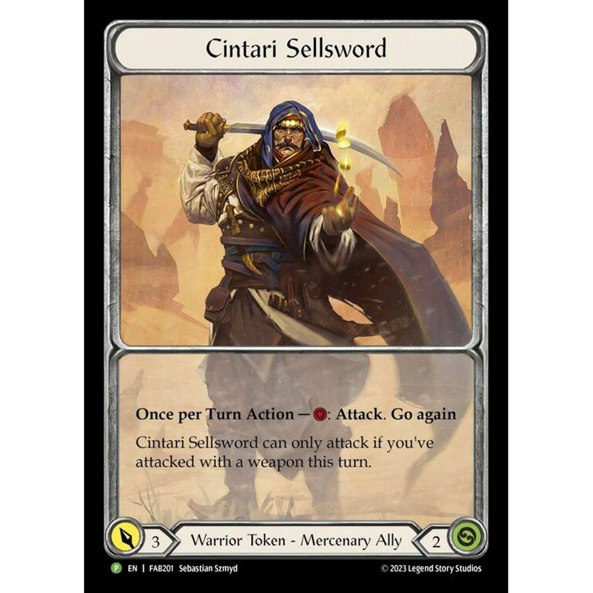 Image for Cintari Sellsword - FAB201 (FAB201) (PR) - Flesh and Blood TCG