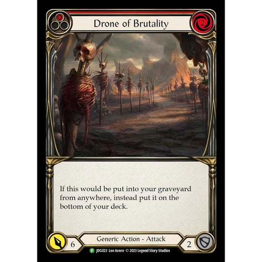 Image for Drone of Brutality (Red) - JDG023 (JDG023) (PR) - Flesh and Blood TCG