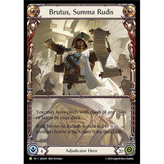 Image for Brutus, Summa Rudis - JDG024 (JDG024) (PR) - Flesh and Blood TCG