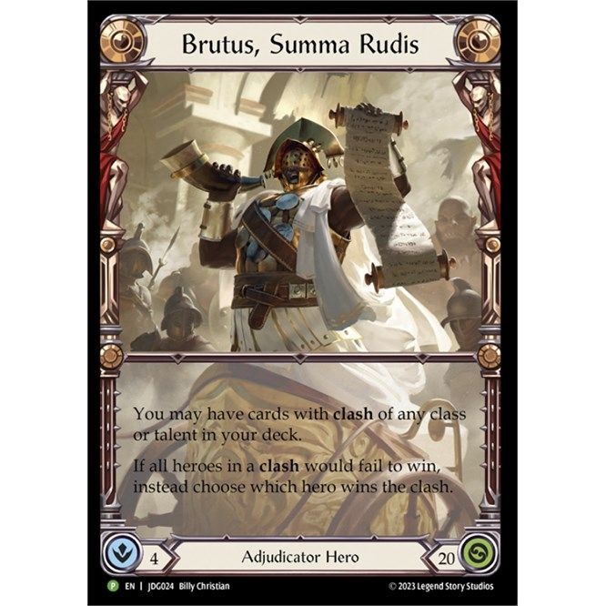 Image for Brutus, Summa Rudis - JDG024 (JDG024) (PR) - Flesh and Blood TCG