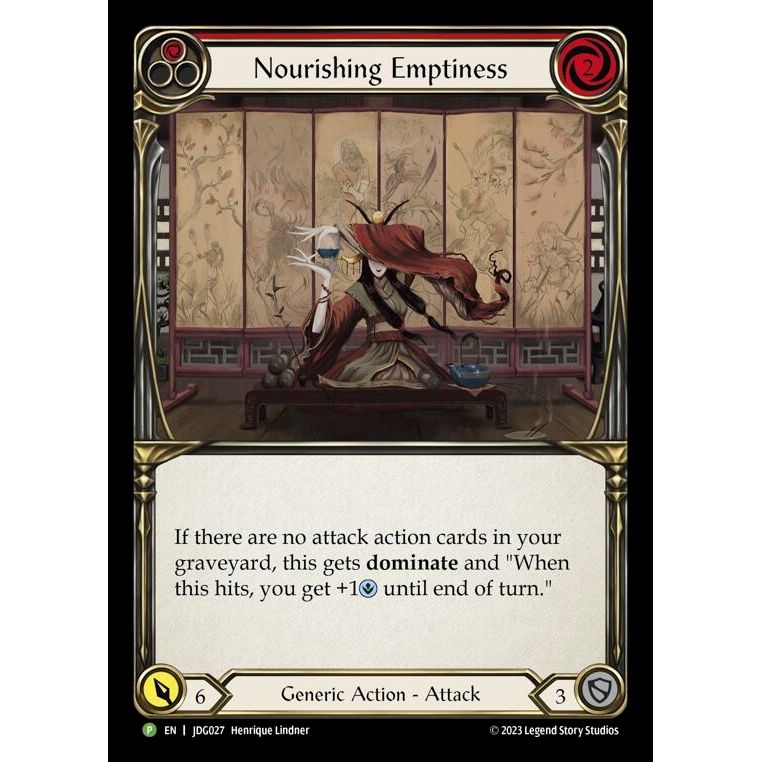 Image for Nourishing Emptiness - JDG027 (JDG027) (PR) - Flesh and Blood TCG