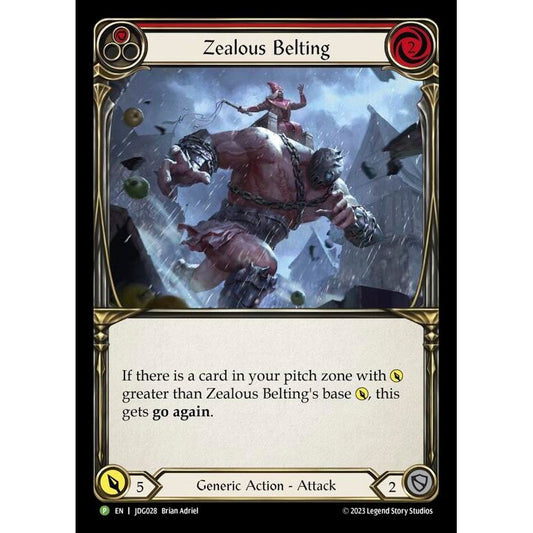 Image for Zealous Belting (Red) - JDG028 (JDG028) (PR) - Flesh and Blood TCG