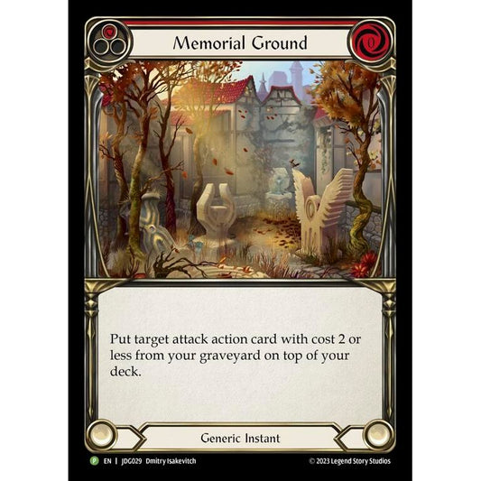Image for Memorial Ground (Red) - JDG029 (JDG029) (PR) - Flesh and Blood TCG