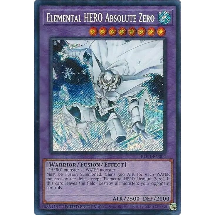 Image for Elemental HERO Absolute Zero (BLC1-EN004) (BLC1) - YuGiOh