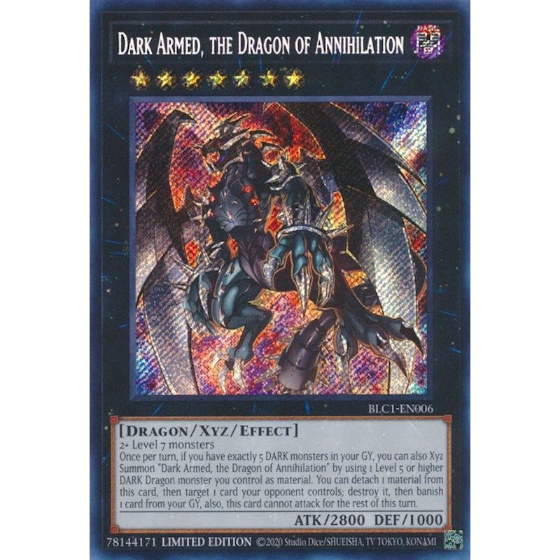 Image for Dark Armed, the Dragon of Annihilation (BLC1-EN006) (BLC1) - YuGiOh