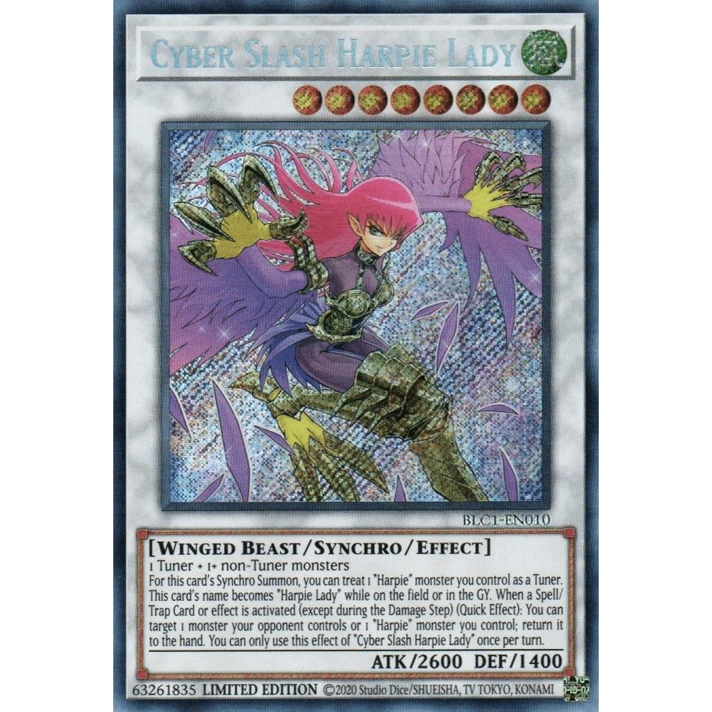 Image for Cyber Slash Harpie Lady (BLC1-EN010) (BLC1) - YuGiOh