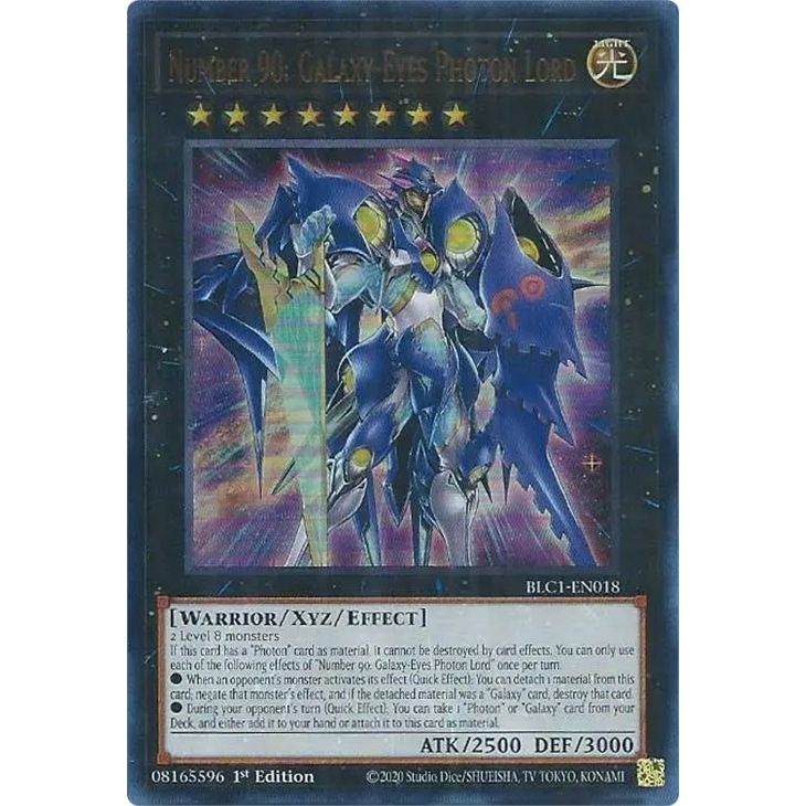 Image for Number 90: Galaxy-Eyes Photon Lord (BLC1-EN018) (BLC1) - YuGiOh