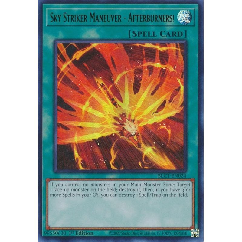 Image for Sky Striker Maneuver - Afterburners! (BLC1-EN024) (BLC1) - YuGiOh