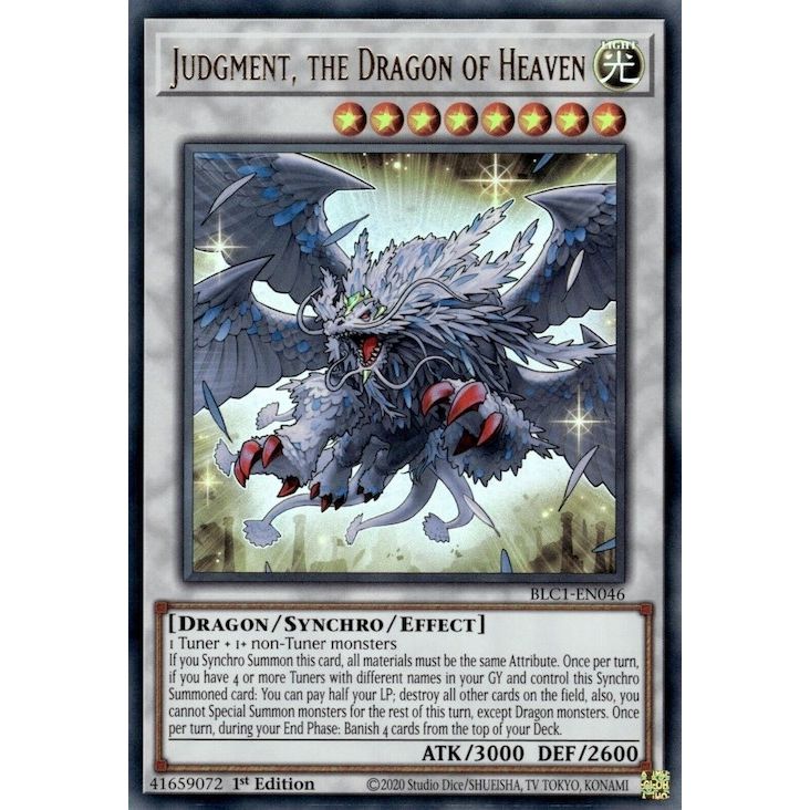 Image for Judgment, the Dragon of Heaven (BLC1-EN046) (BLC1) - YuGiOh
