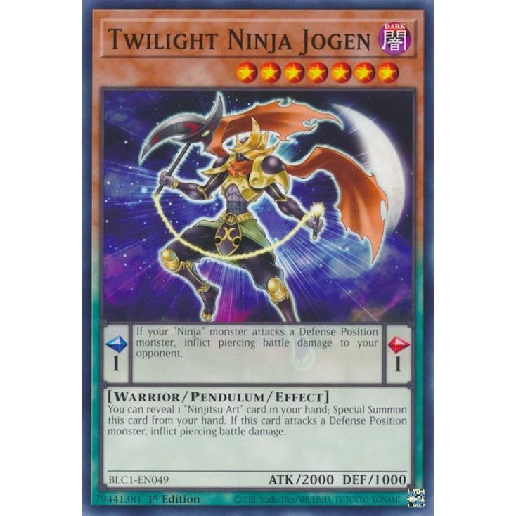 Image for Twilight Ninja Jogen (BLC1-EN049) (BLC1) - YuGiOh