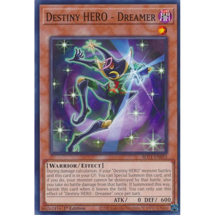 Image for Destiny HERO - Dreamer (BLC1-EN053) (BLC1) - YuGiOh