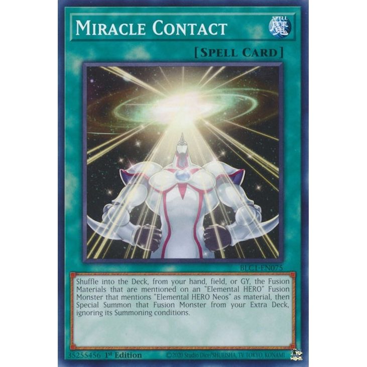 Image for Miracle Contact (BLC1-EN075) (BLC1) - YuGiOh