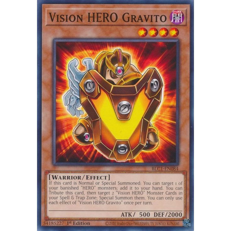 Image for Vision HERO Gravito (BLC1-EN084) (BLC1) - YuGiOh