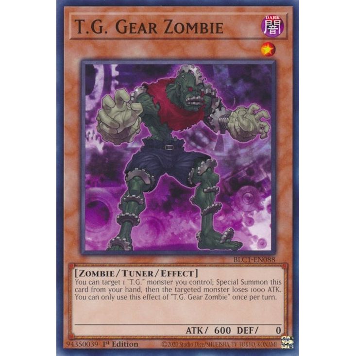 Image for T.G. Gear Zombie (BLC1-EN088) (BLC1) - YuGiOh
