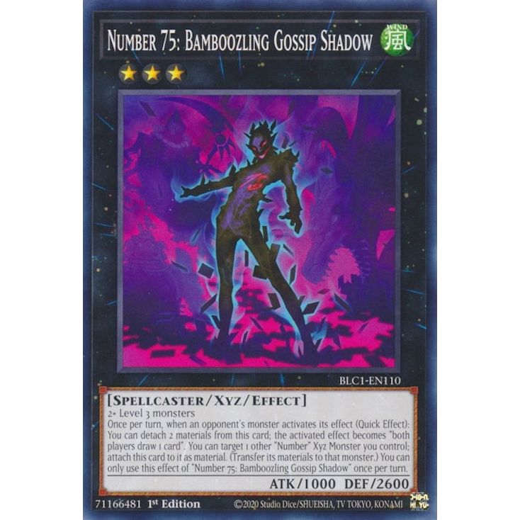 Image for Number 75: Bamboozling Gossip Shadow (BLC1-EN110) (BLC1) - YuGiOh