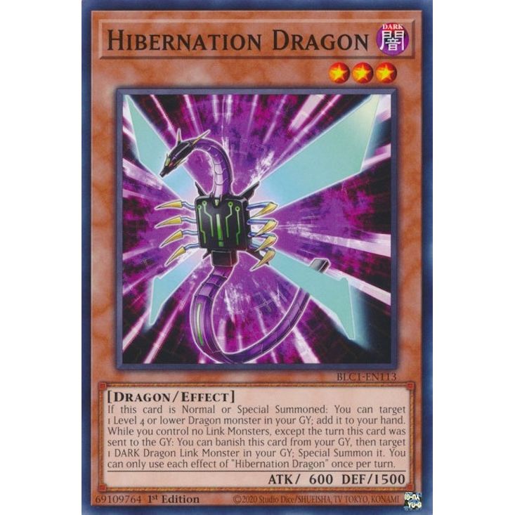 Image for Hibernation Dragon (BLC1-EN113) (BLC1) - YuGiOh
