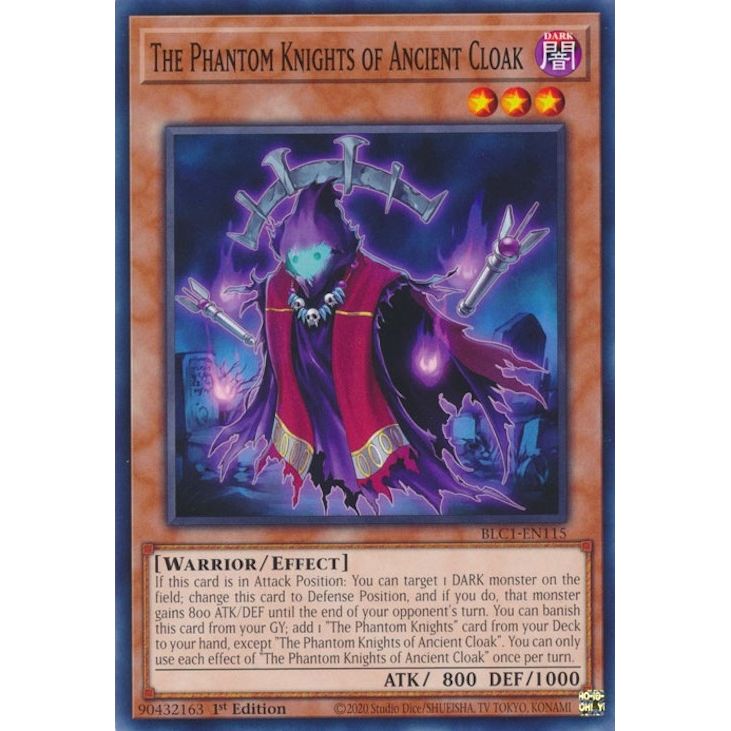 Image for The Phantom Knights of Ancient Cloak (BLC1-EN115) (BLC1) - YuGiOh