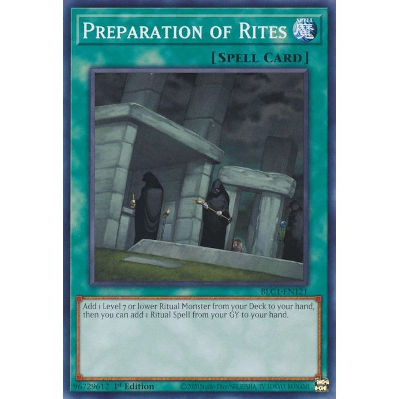 Image for Preparation of Rites (BLC1-EN121) (BLC1) - YuGiOh