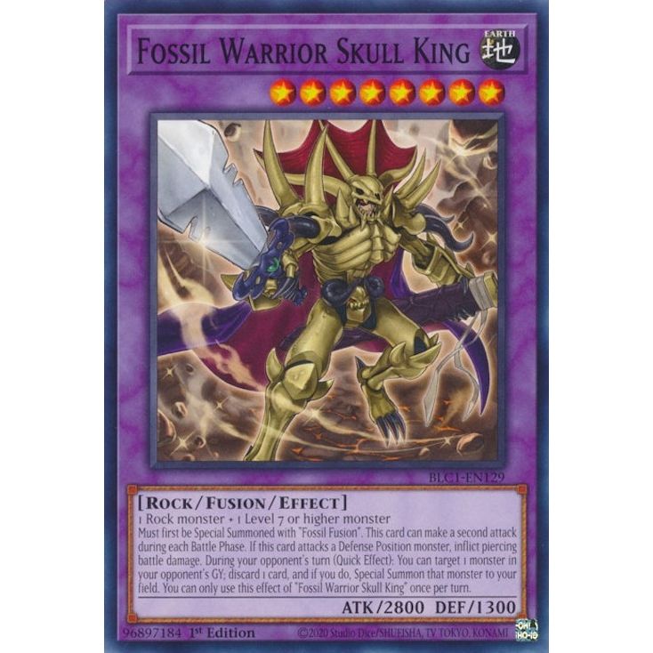 Image for Fossil Warrior Skull King (BLC1-EN129) (BLC1) - YuGiOh