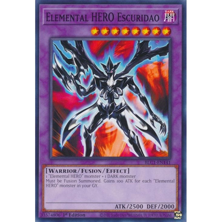 Image for Elemental HERO Escuridao (BLC1-EN141) (BLC1) - YuGiOh