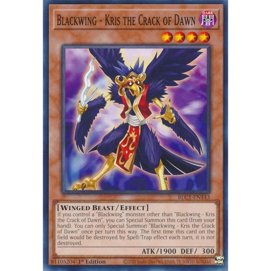 Image for Blackwing - Kris the Crack of Dawn (BLC1-EN143) (BLC1) - YuGiOh