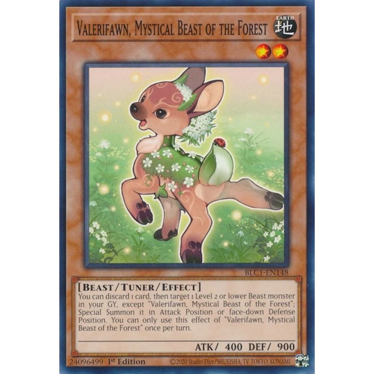 Image for Valerifawn, Mystical Beast of the Forest (BLC1-EN148) (BLC1) - YuGiOh