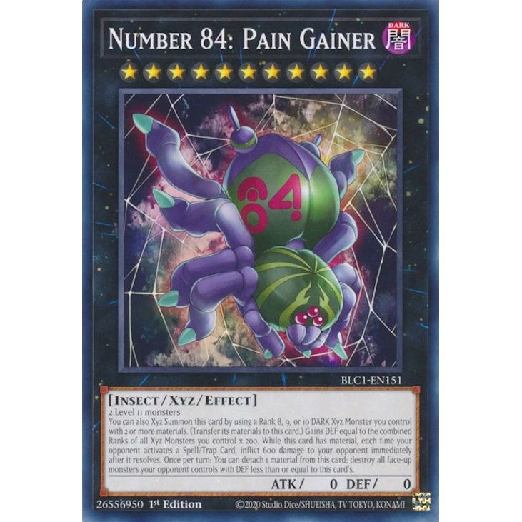 Image for Number 84: Pain Gainer (BLC1-EN151) (BLC1) - YuGiOh