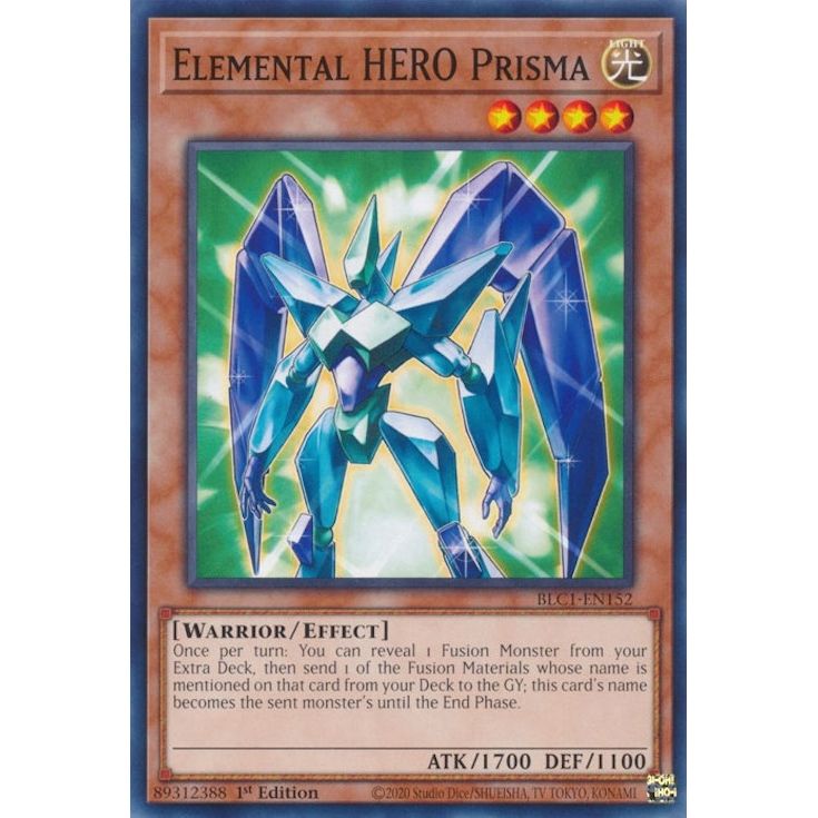 Image for Elemental HERO Prisma (BLC1-EN152) (BLC1) - YuGiOh