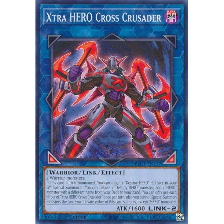 Image for Xtra HERO Cross Crusader (BLC1-EN157) (BLC1) - YuGiOh