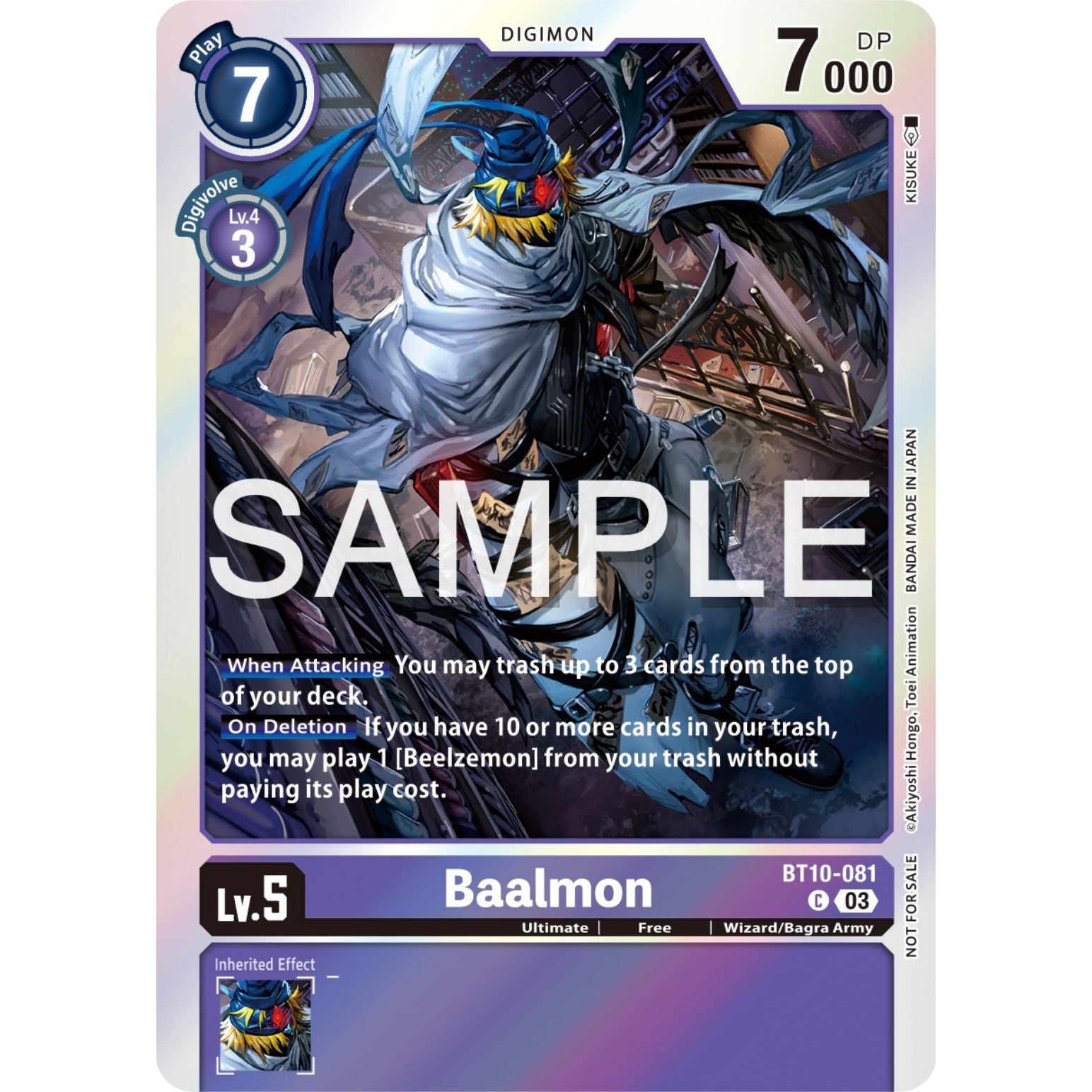 Image for Baalmon (Winner Pack -Exceed Apocalypse-) (BT10-081 C) (BT10) - Digimon Card Game