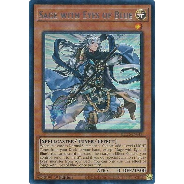 Image for Sage with Eyes of Blue (Silver) (BLC1-EN014) (BLC1) - YuGiOh