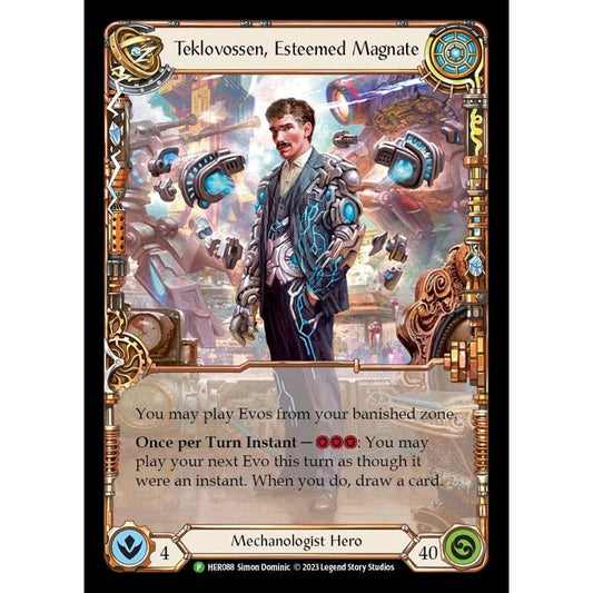 Image for Teklovossen, Esteemed Magnate - HER088 (HER088) (PR) - Flesh and Blood TCG