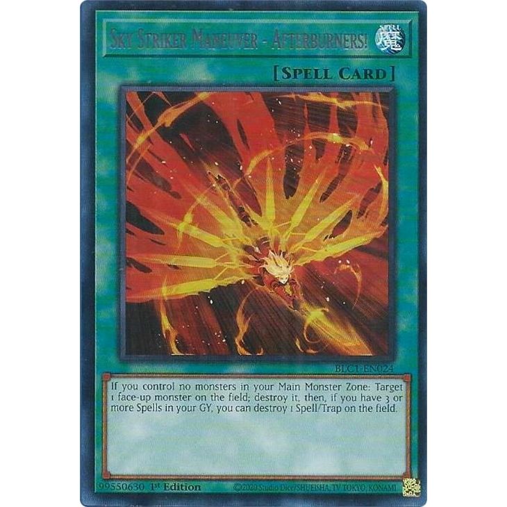 Image for Sky Striker Maneuver - Afterburners! (Silver) (BLC1-EN024) (BLC1) - YuGiOh