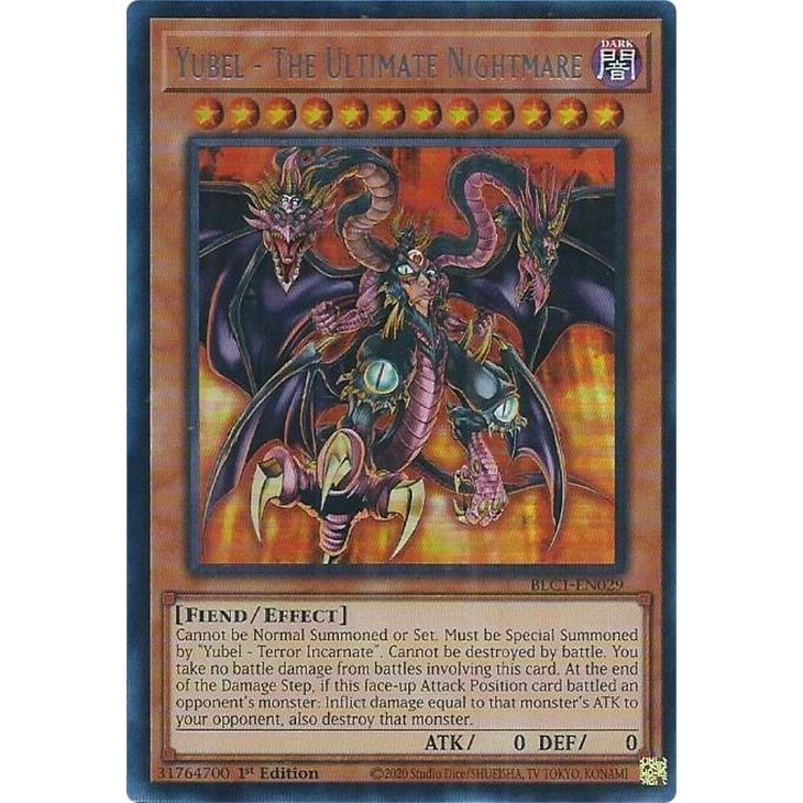 Image for Yubel - The Ultimate Nightmare (Silver) (BLC1-EN029) (BLC1) - YuGiOh