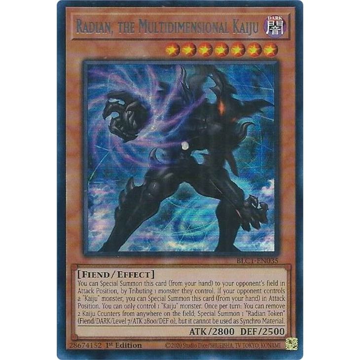 Image for Radian, the Multidimensional Kaiju (Silver) (BLC1-EN035) (BLC1) - YuGiOh