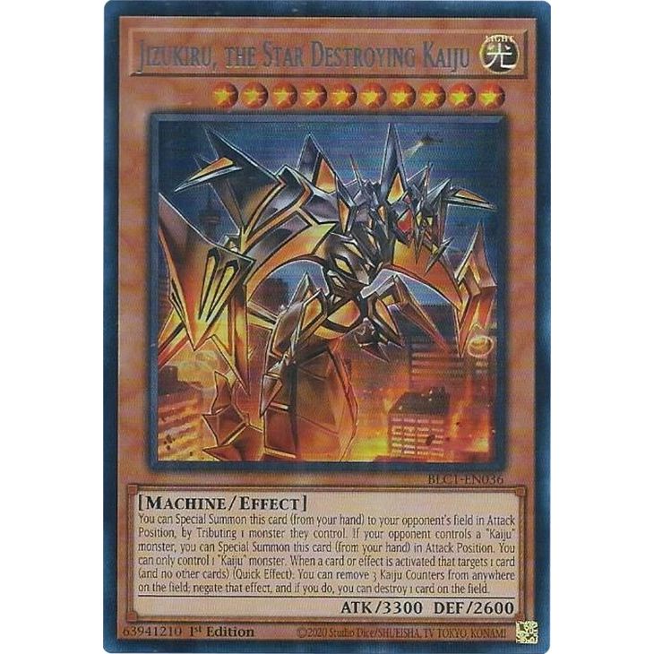 Image for Jizukiru, the Star Destroying Kaiju (Silver) (BLC1-EN036) (BLC1) - YuGiOh