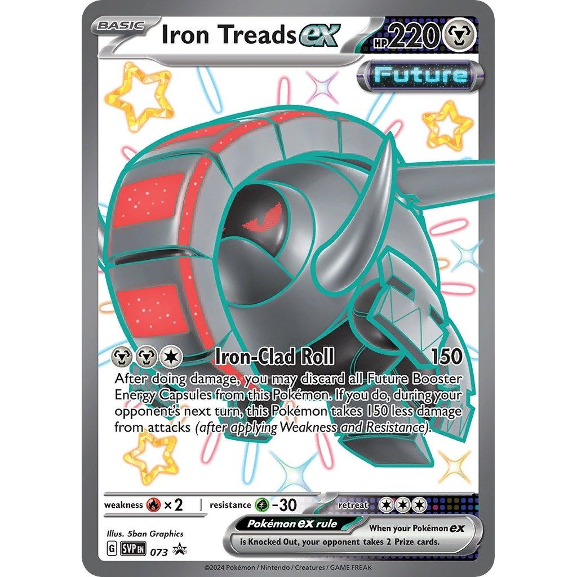Image for Iron Treads ex - 073 (073) (SVP) - Pokemon