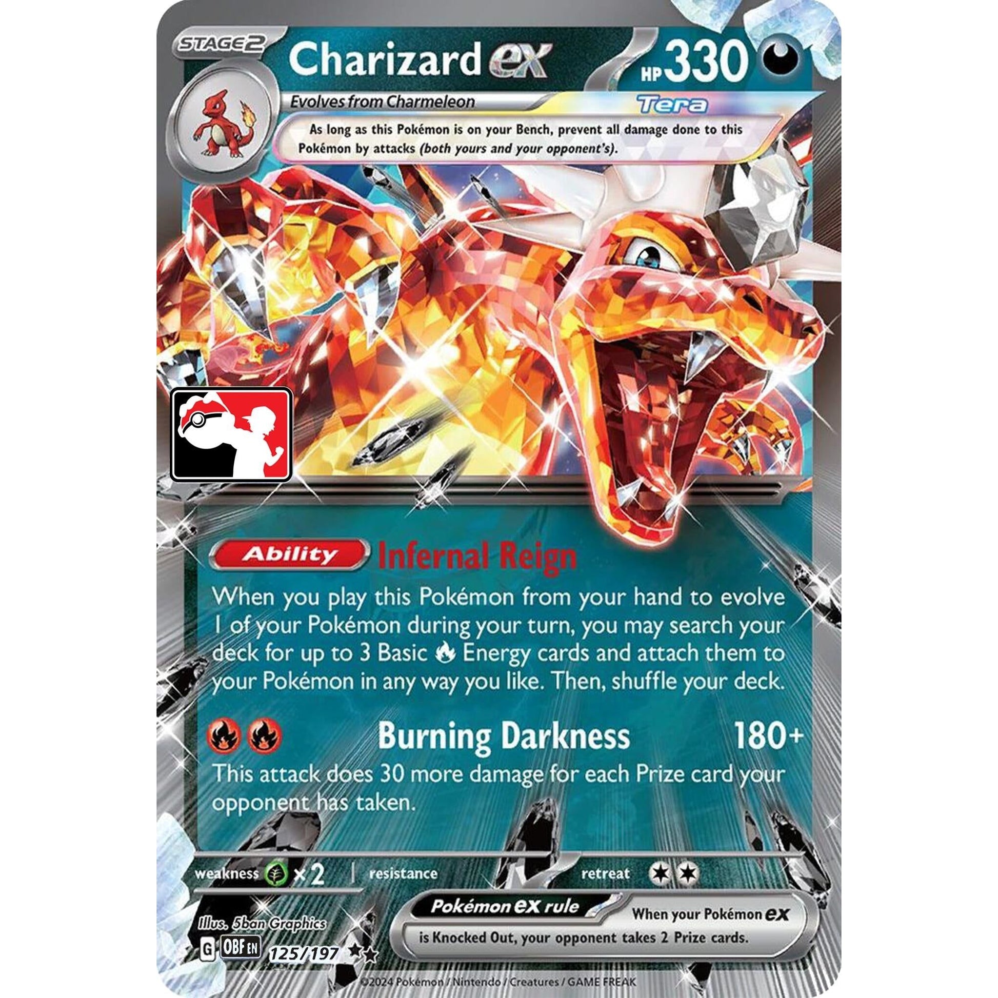Image for Charizard ex (125/197) - Pokemon