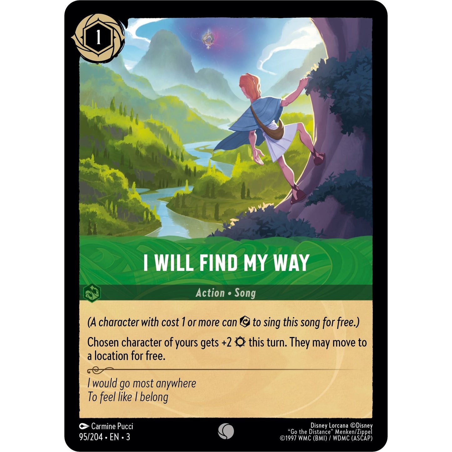 Image for I Will Find My Way (95/204) (3) - Disney Lorcana