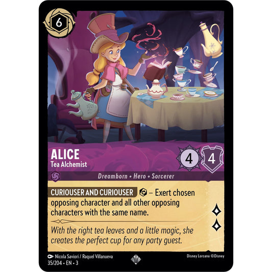 Image for Alice - Tea Alchemist (35/204) (3) - Disney Lorcana