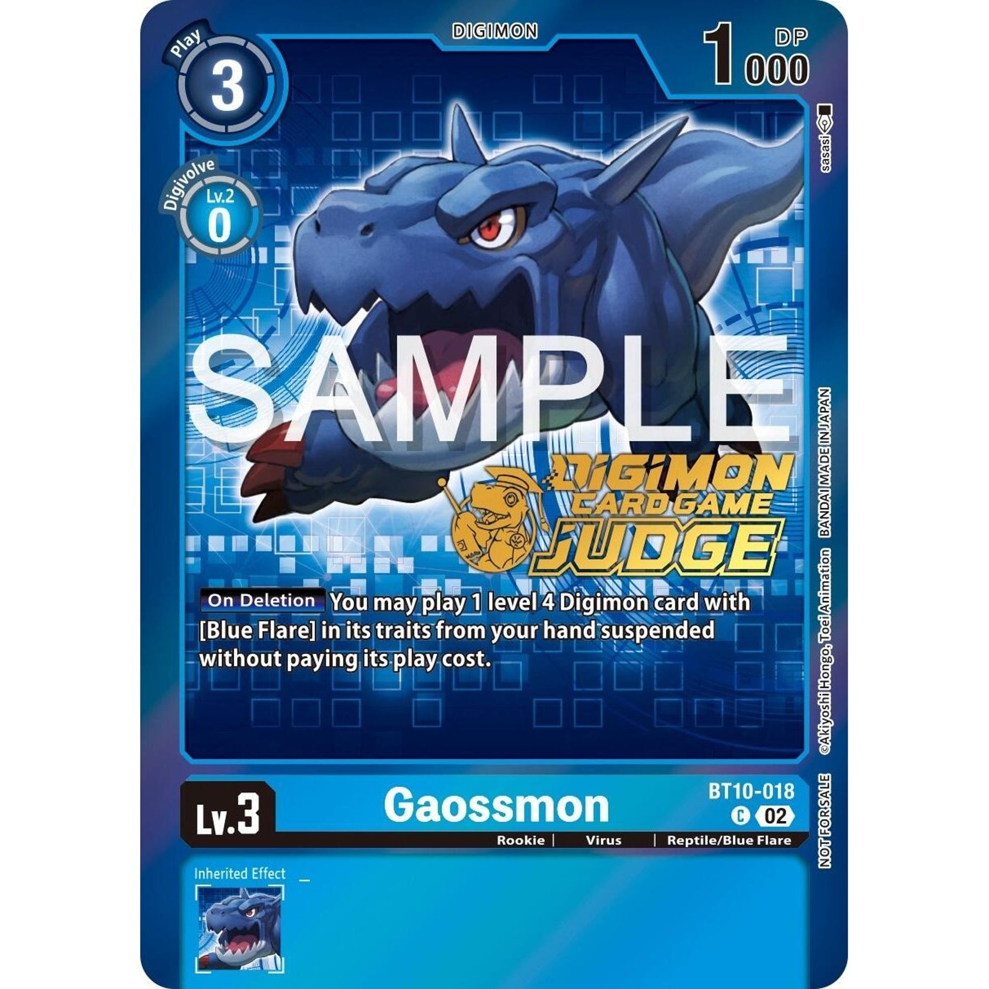 Image for Gaossmon (Judge Pack 5) (BT10-018 C) (BT10) - Digimon Card Game