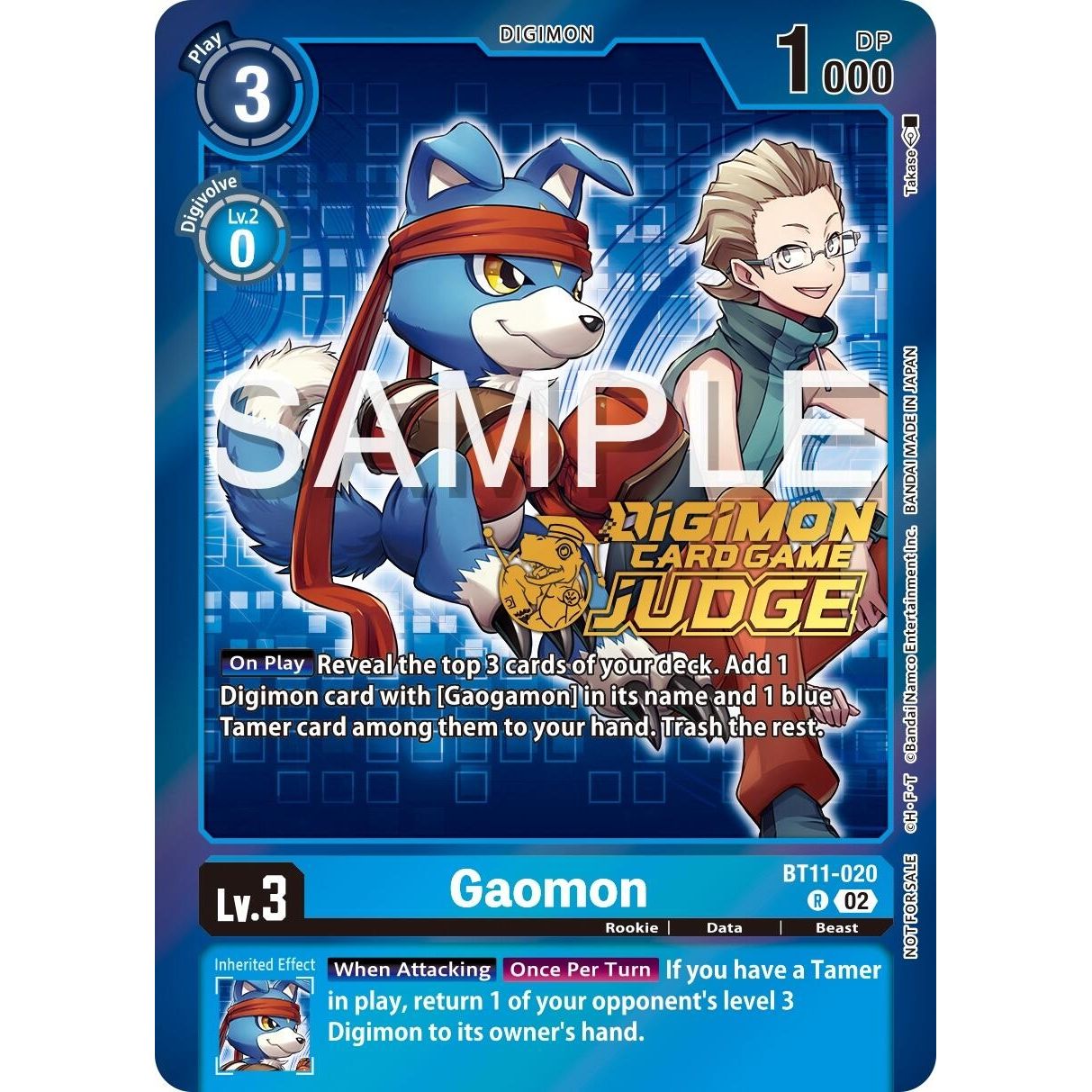Image for Gaomon (Judge Pack 5) (BT11-020 R) (BT11) - Digimon Card Game