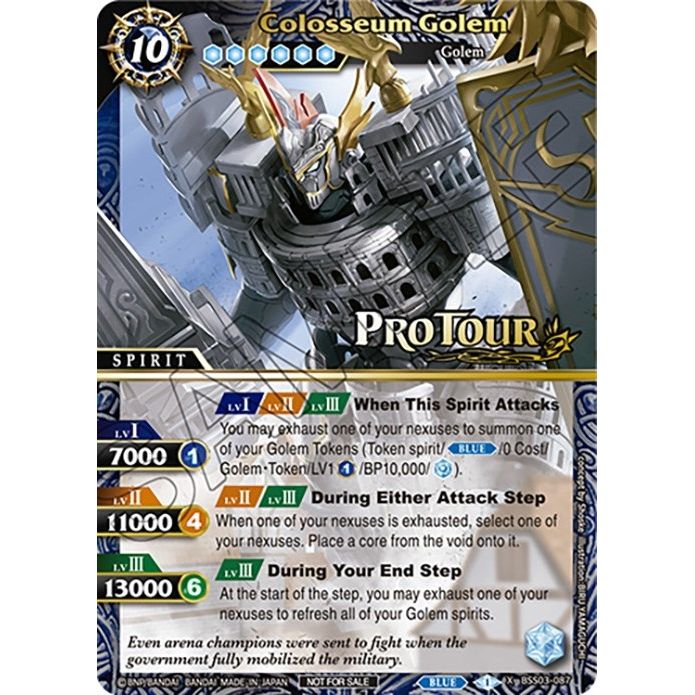 Image for Colosseum Golem (X Rare Special Pack Vol. 3) (BSS03-087) (BSSP) - Battle Spirits Saga