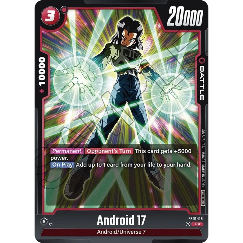 Image for Android 17 (Tournament Pack 01) (FS01-06) (DBSFW_TPR) - Dragon Ball Super: Fusion World