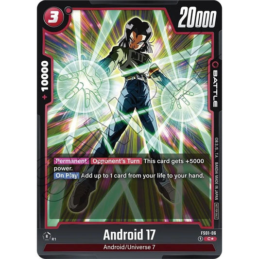 Image for Android 17 (Tournament Pack 01) (FS01-06) (DBSFW_TPR) - Dragon Ball Super: Fusion World